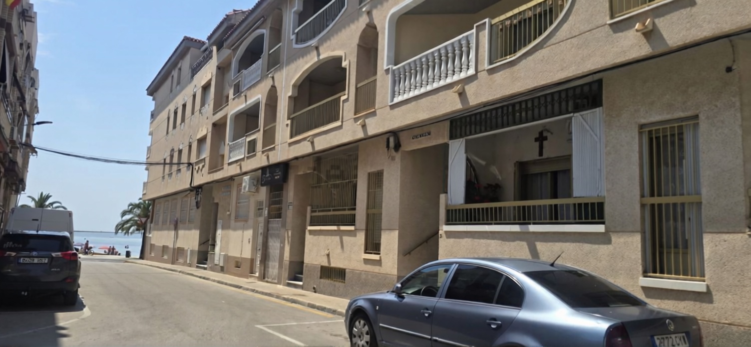 Apartamento em primeira linha de praia em San Pedro del Pinatar — Vista mar