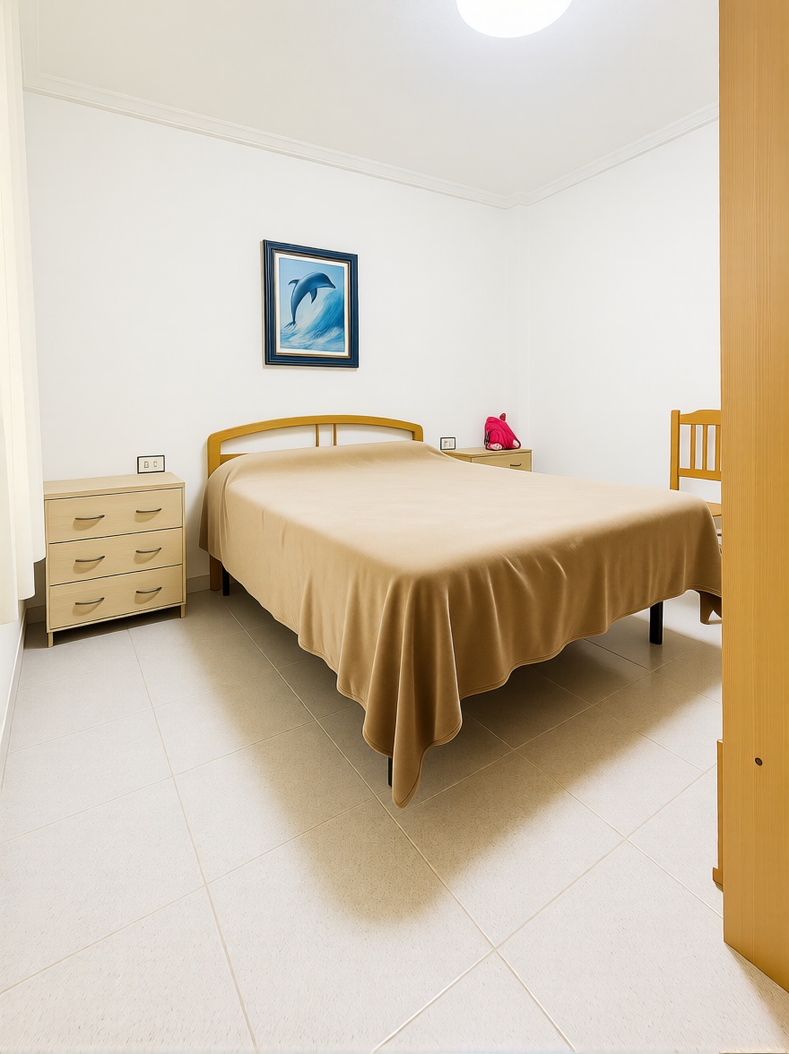Apartamento em primeira linha de praia em San Pedro del Pinatar — Quarto