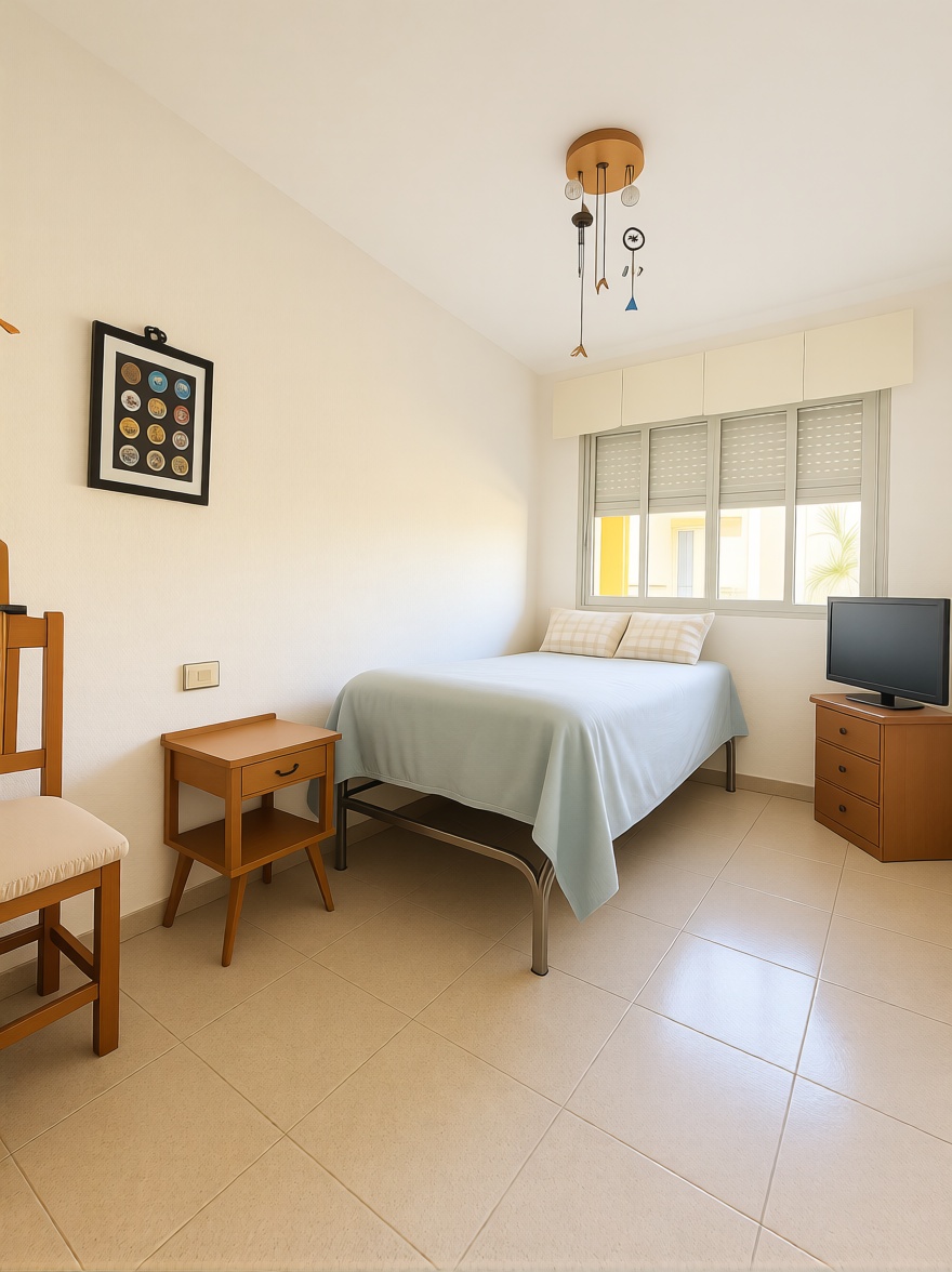 Apartamento em primeira linha de praia em San Pedro del Pinatar — Quarto
