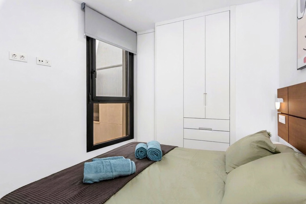 Apartamento em primeira linha de praia em San Pedro del Pinatar — Quarto