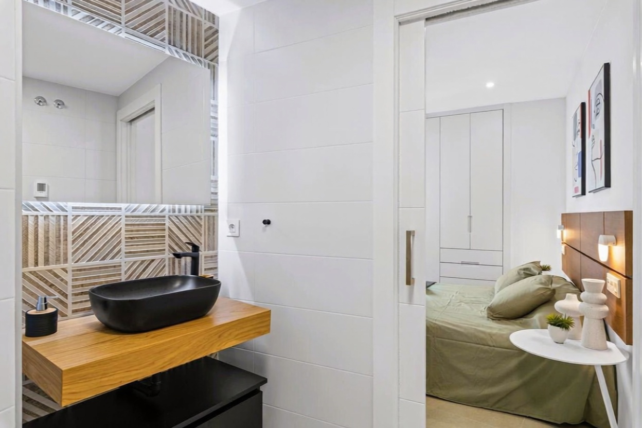 Apartamento em primeira linha de praia em San Pedro del Pinatar — Casa banho