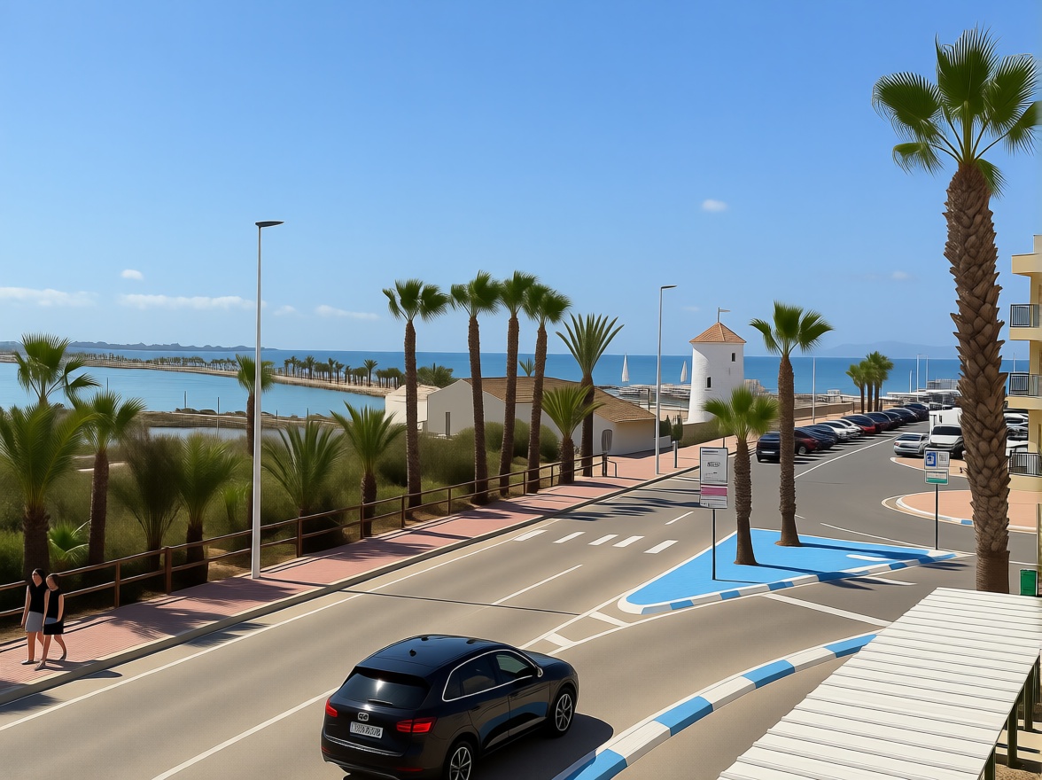 Piso en primera línea de playa en San Pedro del Pinatar — Vista mar