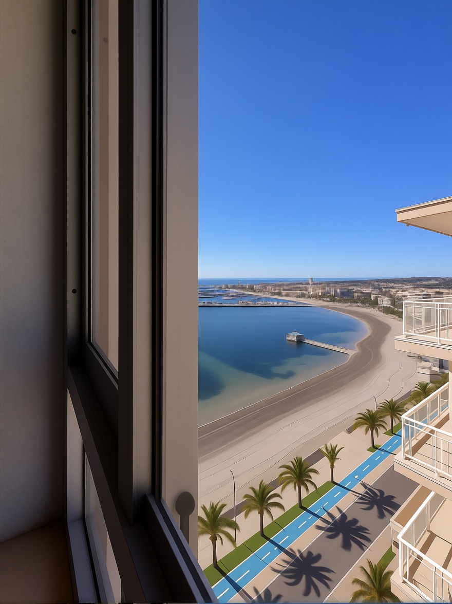 Ático en primera línea de mar en San Pedro del Pinatar — Vista mar