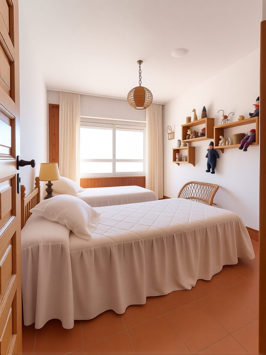 Ático en primera línea de mar en San Pedro del Pinatar — Dormitorio