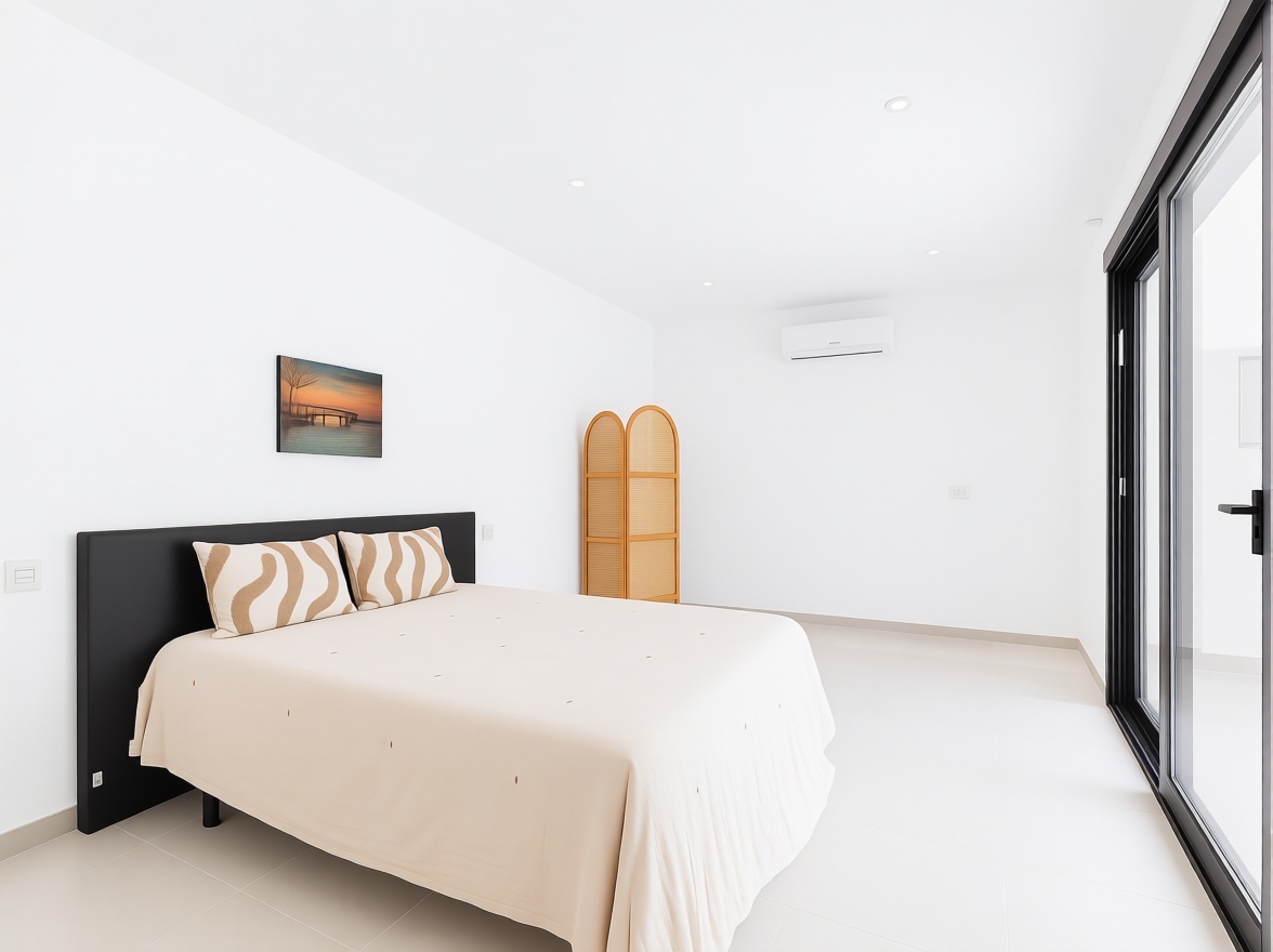 Dúplex en primera línea de playa en San Pedro del Pinatar — Dormitorio