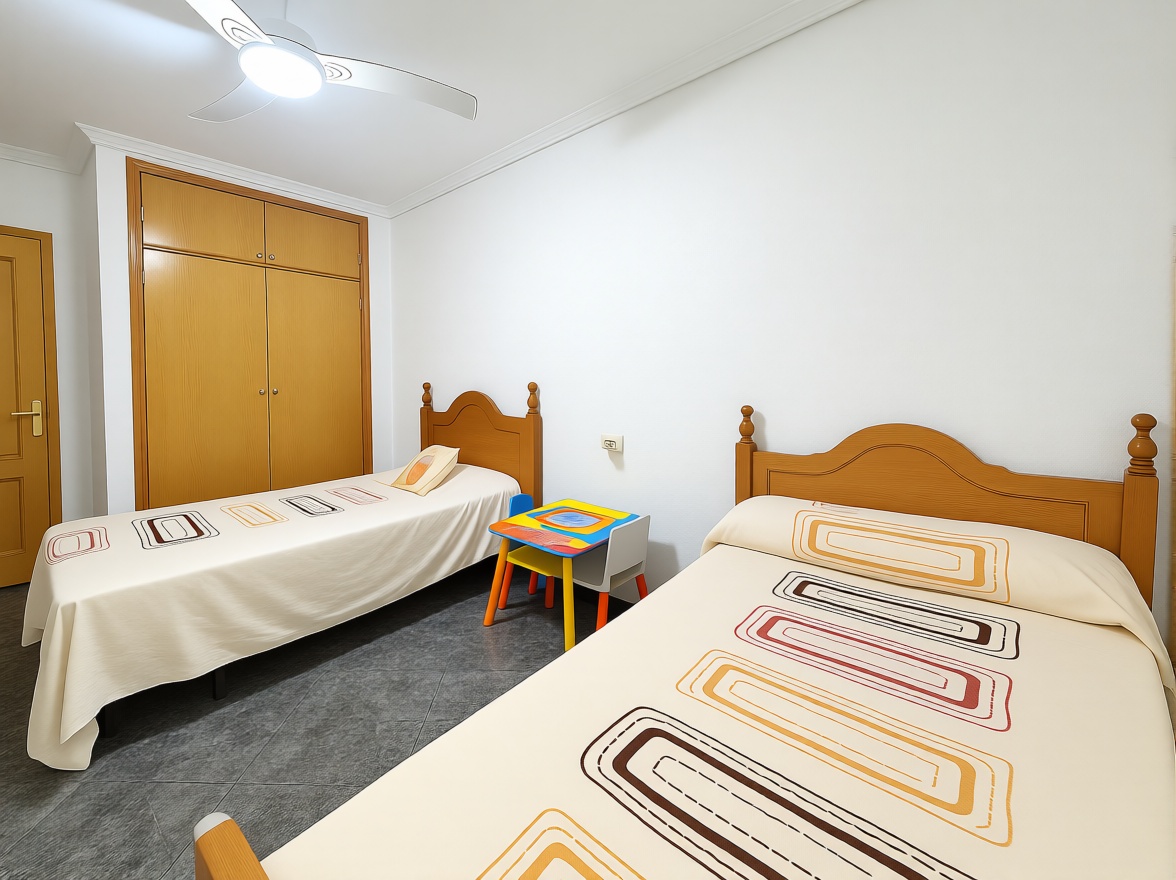 Piso en primera línea de playa en San Pedro del Pinatar — Dormitorio