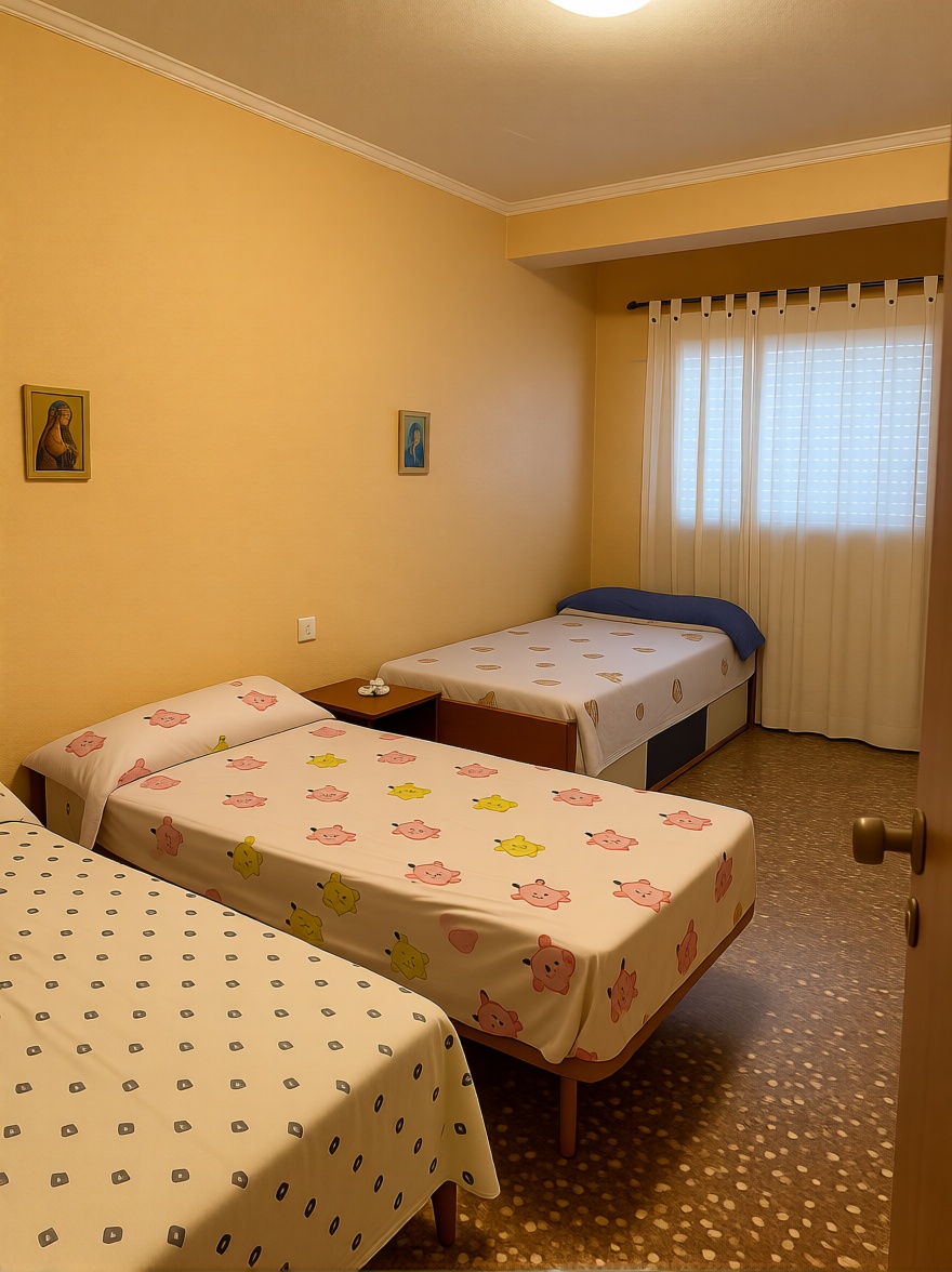 Appartement en première ligne de plage à San Pedro del Pinatar — Chambre
