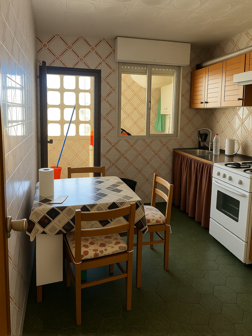 Appartement en première ligne de plage à San Pedro del Pinatar — Cuisine