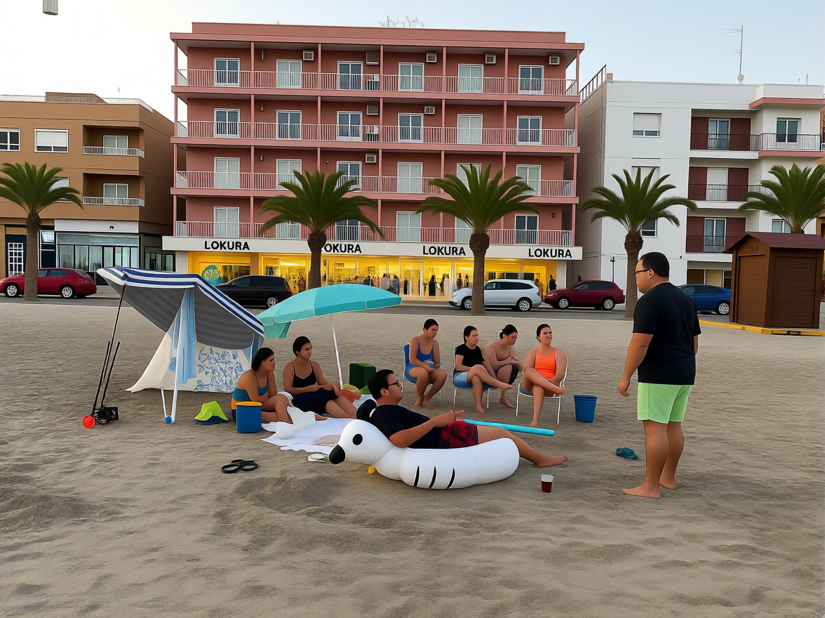 Appartement en première ligne de plage à San Pedro del Pinatar — Vue mer