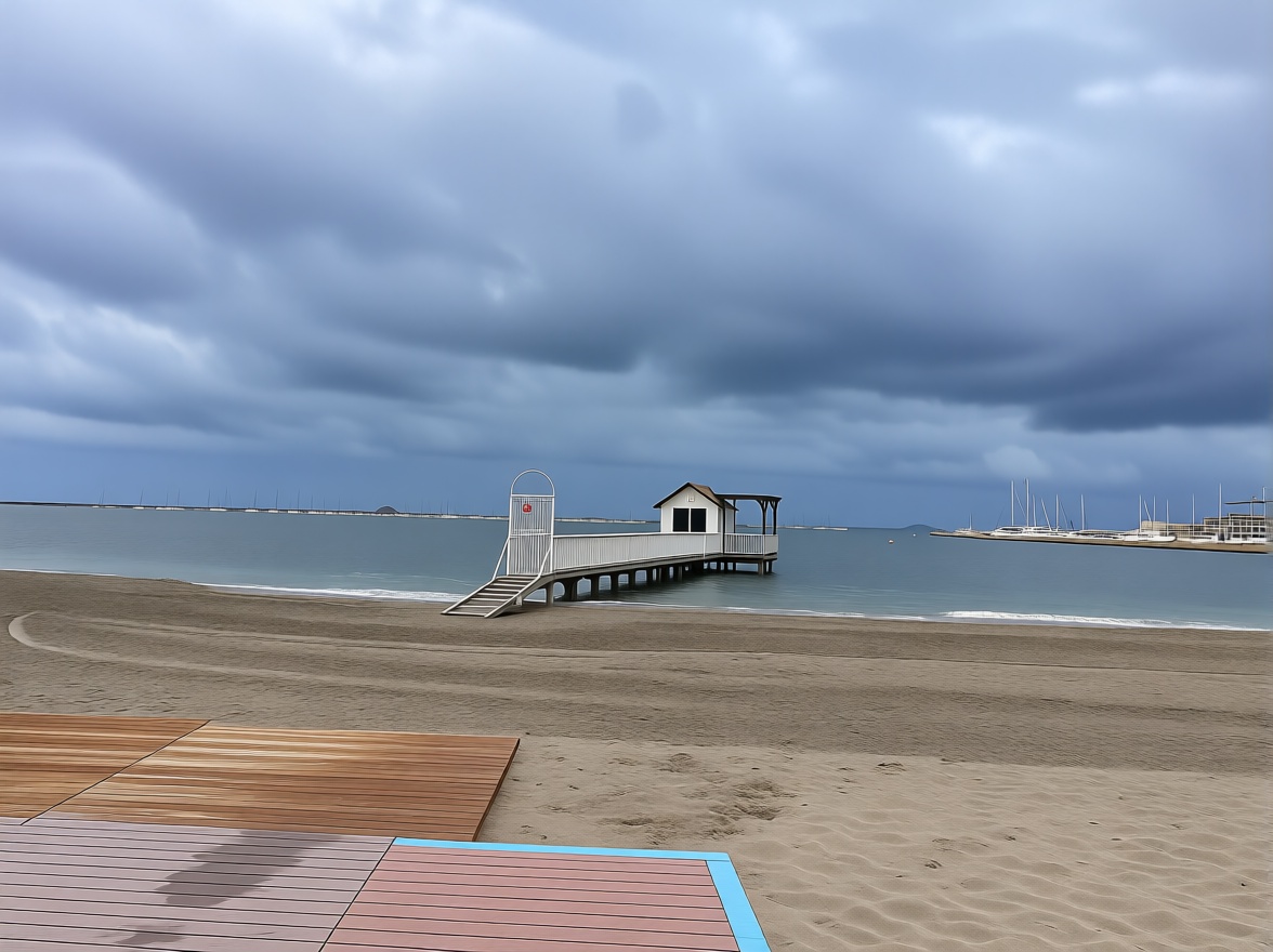 Appartement en première ligne de plage à San Pedro del Pinatar — Vue mer