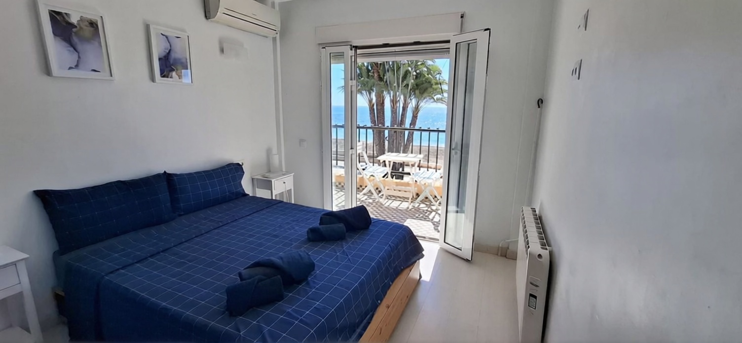 Chalet con acceso directo a playa en San Javier — Dormitorio