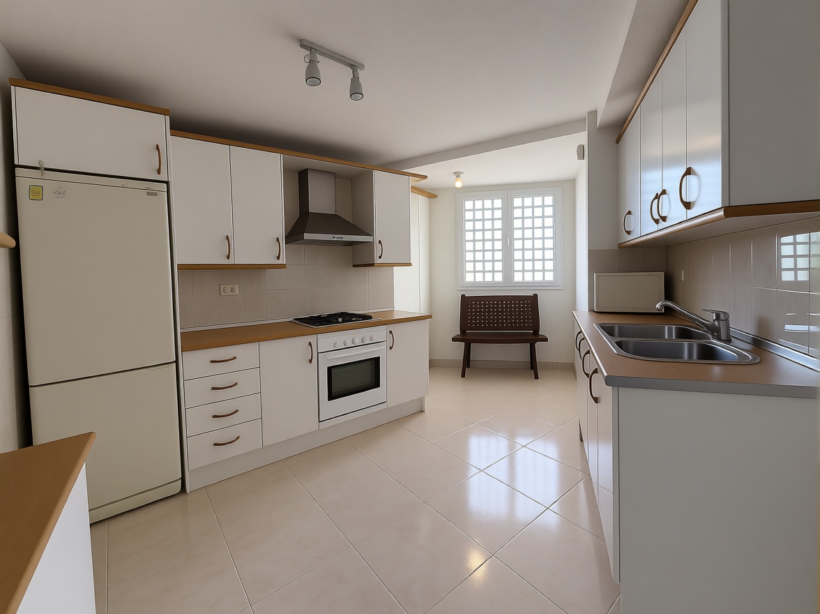 Piso en primera línea de playa en San Javier — Cocina