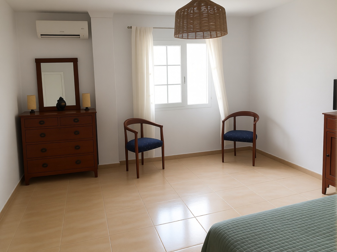 Chalet con acceso directo a playa en San Javier — Dormitorio