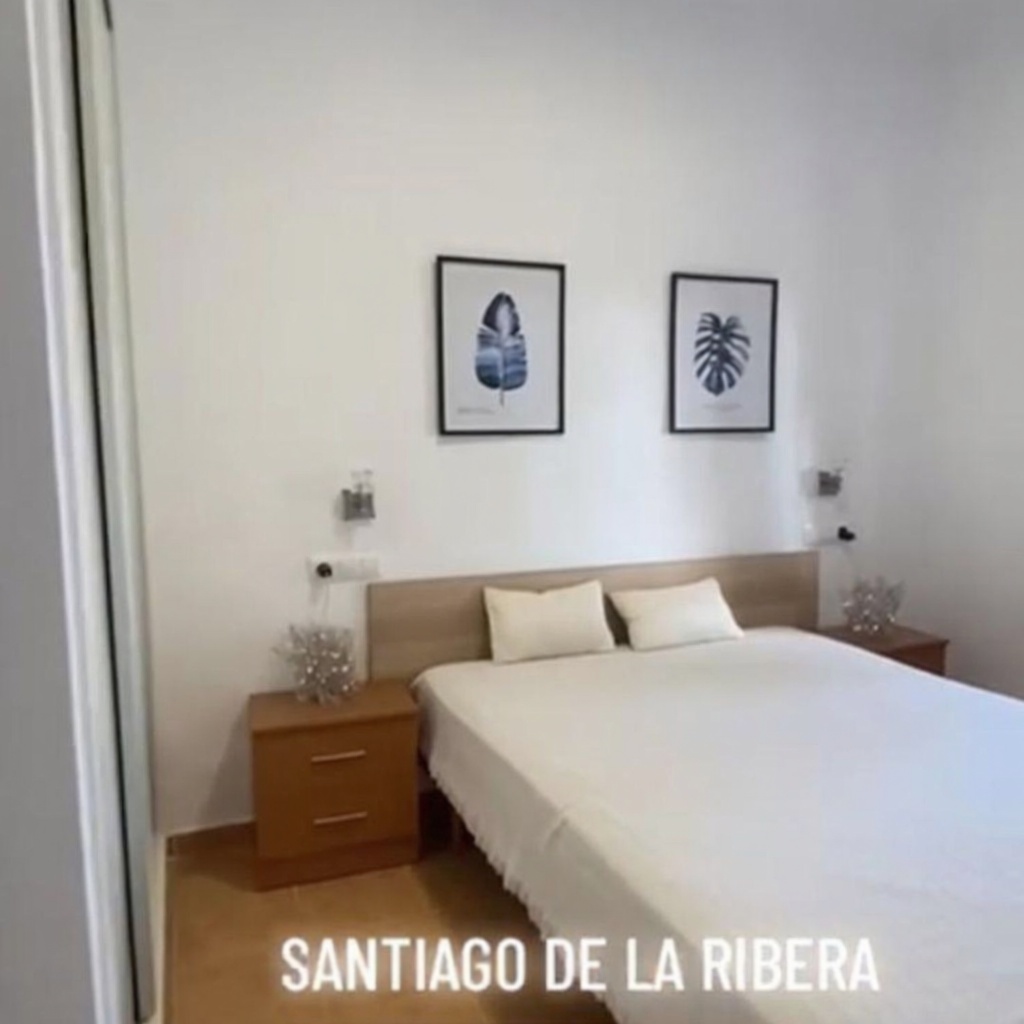 Dúplex en primera línea de playa en San Javier — Dormitorio