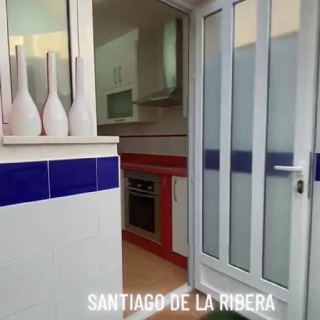 Dúplex en primera línea de playa en San Javier — Cocina