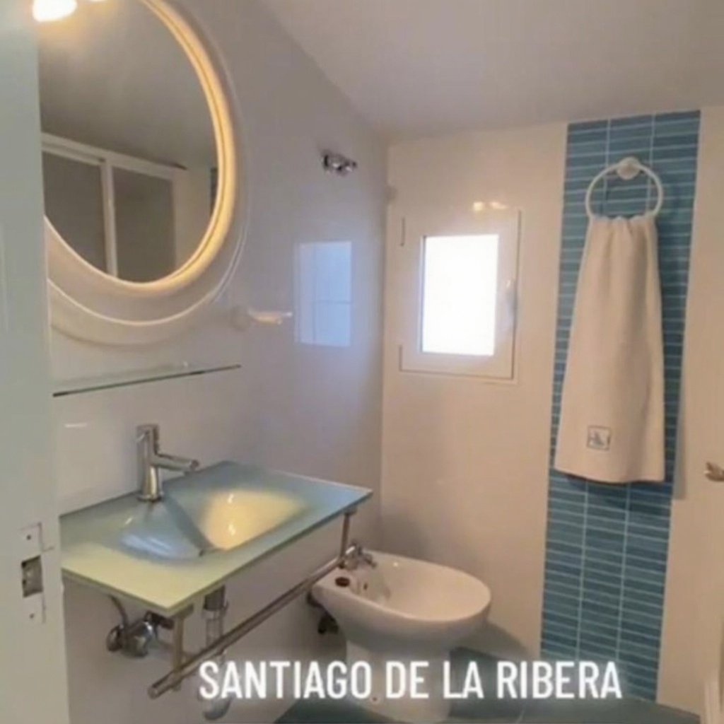 Dúplex en primera línea de playa en San Javier — Baño