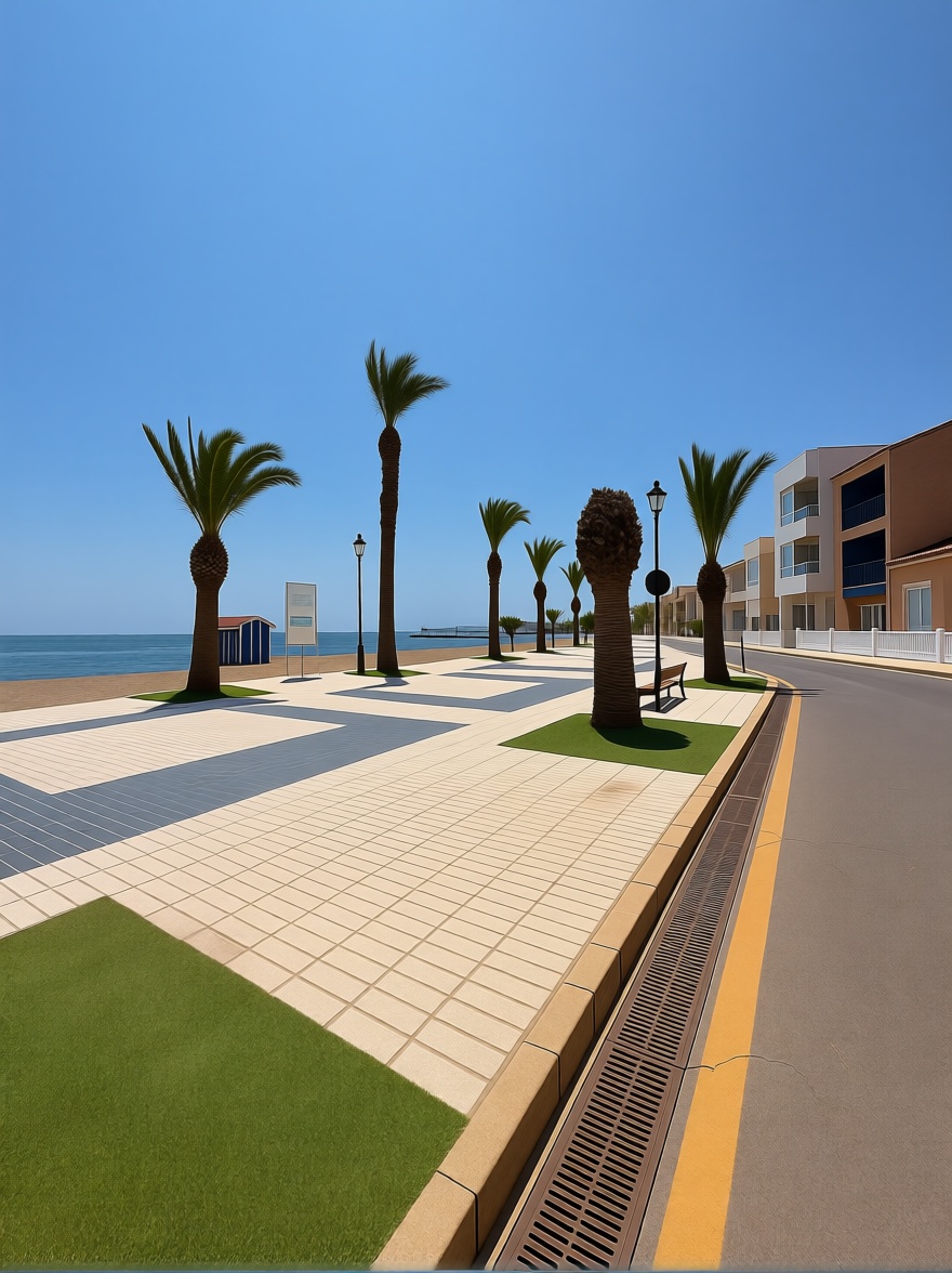 Chalet avec accès direct à la plage à Los Alcázares — Vue mer