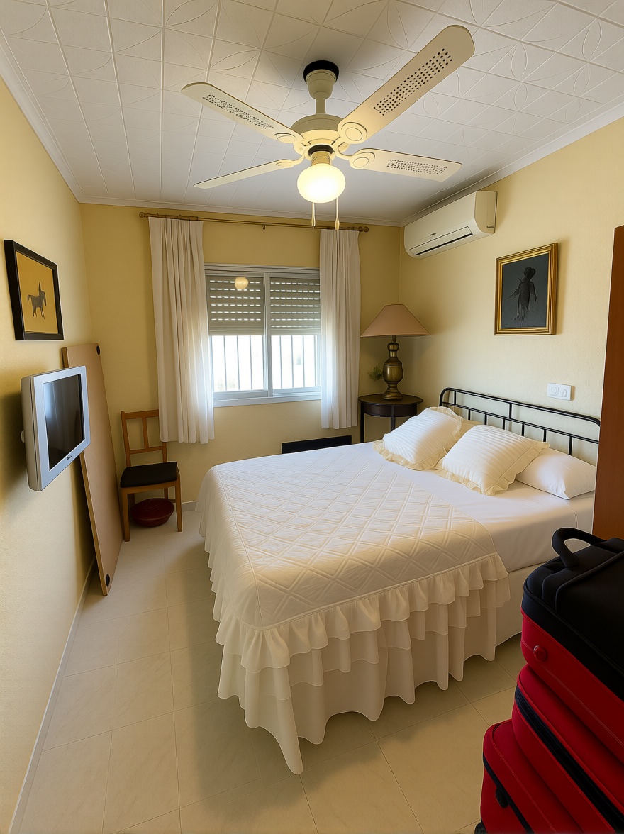 Chalet avec accès direct à la plage à Los Alcázares — Chambre
