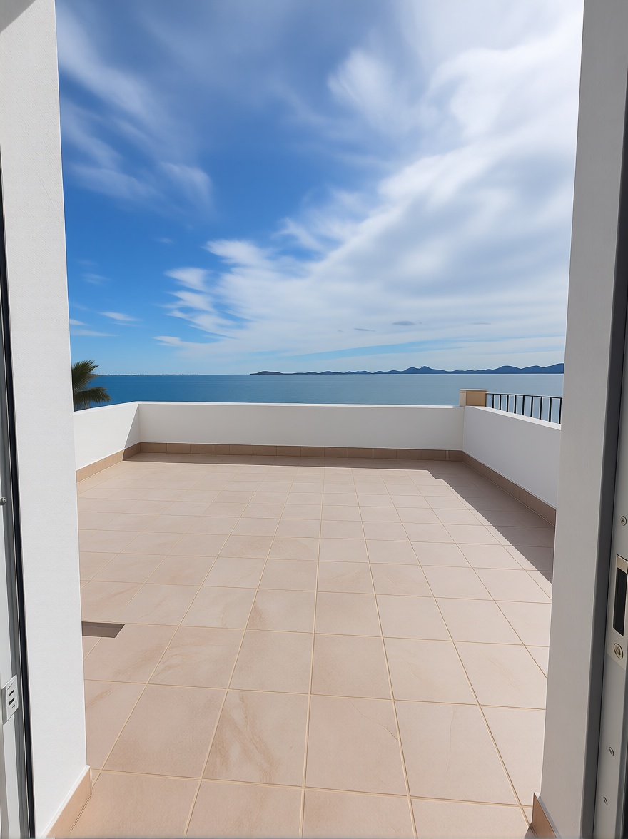 Appartement en première ligne de plage à Los Alcázares — Vue mer