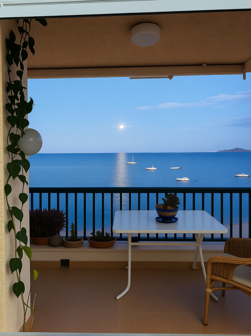 Apartamento em primeira linha de praia em Los Alcázares