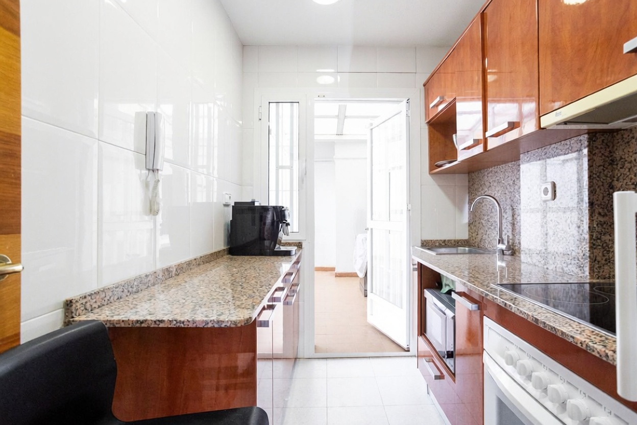 Appartement en première ligne de plage à Los Alcázares — Cuisine