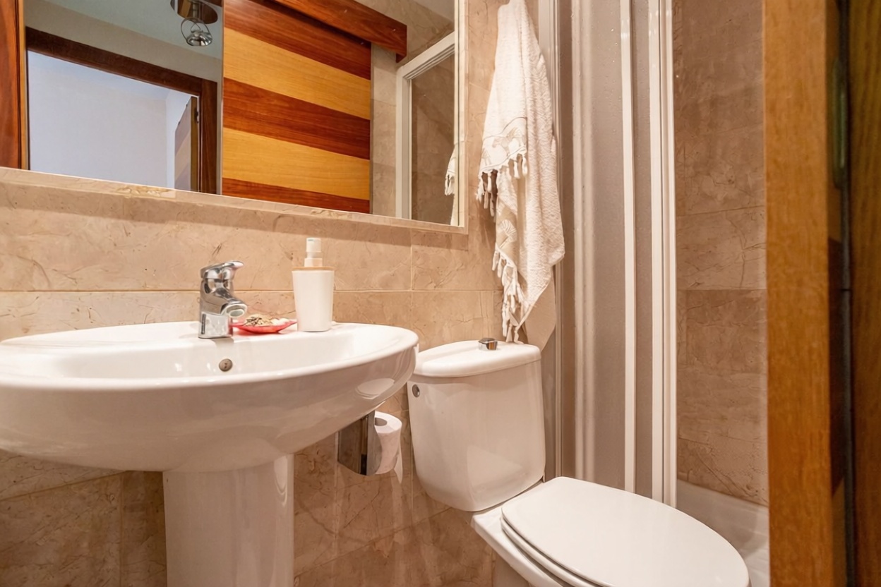 Appartement en première ligne de plage à Los Alcázares — Sanitaires