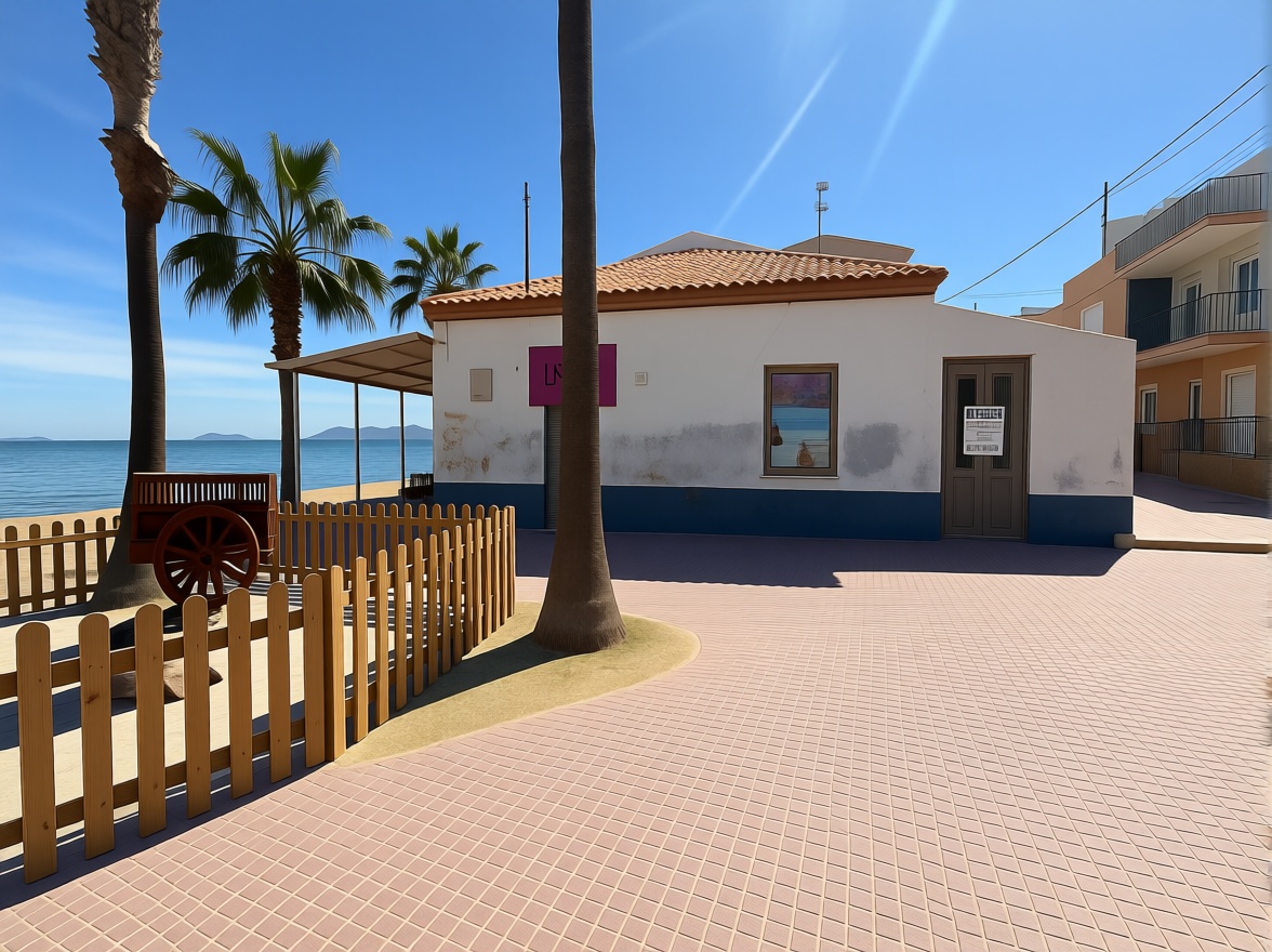 Chalet con acceso directo a playa en Los Alcázares — Vista mar