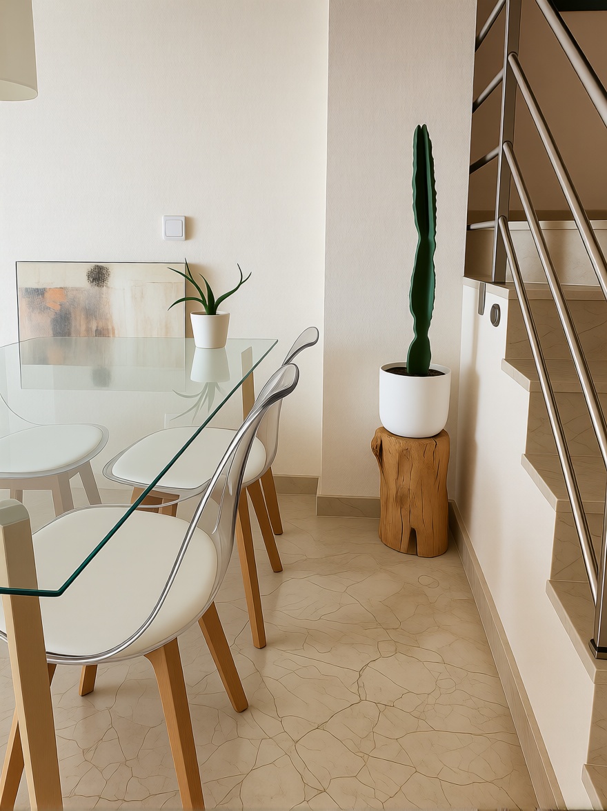 Chalet avec accès direct à la plage à Los Alcázares — Coin repas
