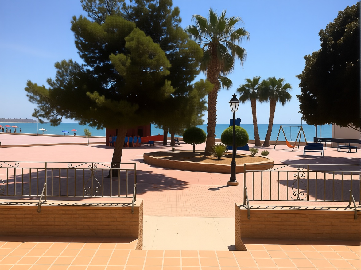 Appartement en première ligne de plage à Los Alcázares — Terrasse mer