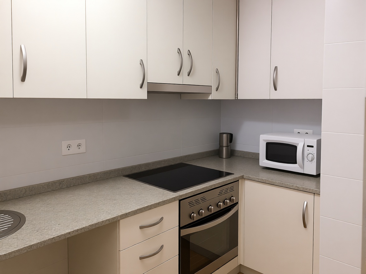 Appartement en première ligne de plage à Los Alcázares — Cuisine