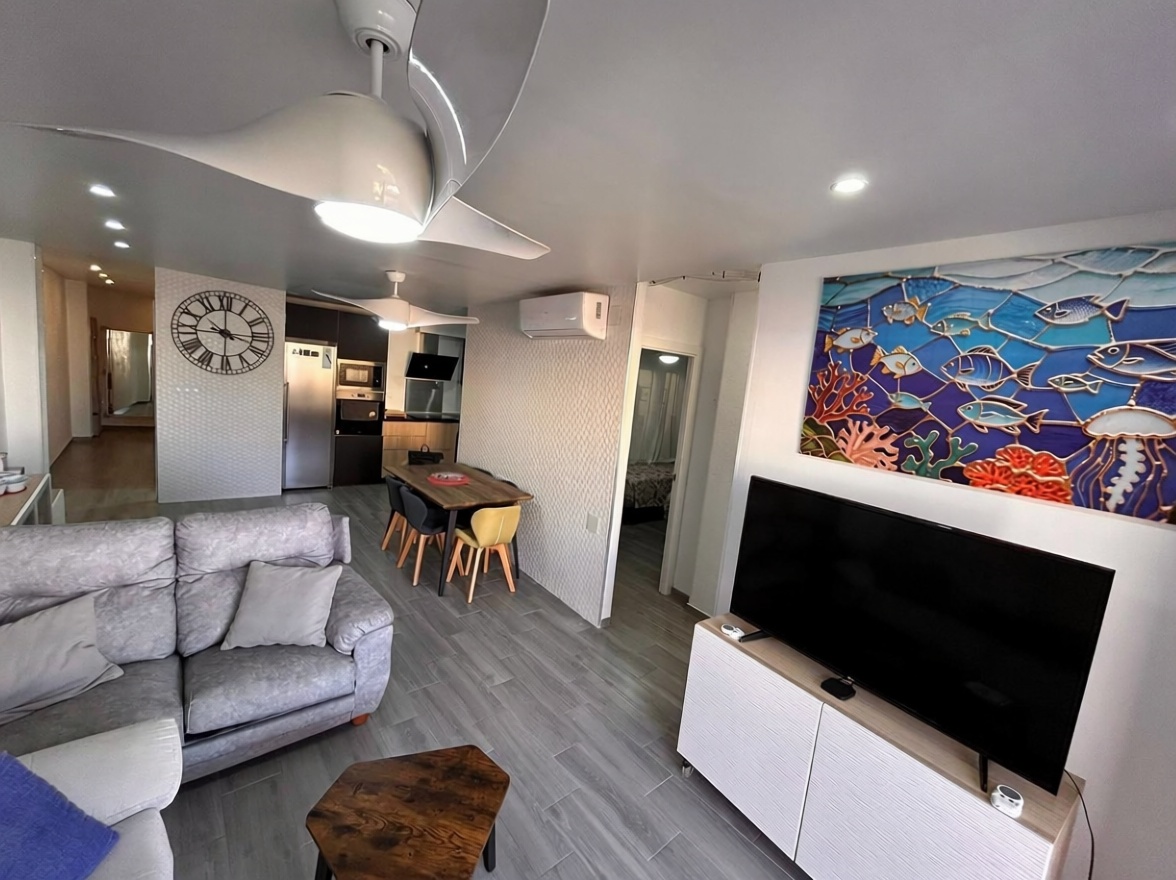 Appartement en première ligne de plage à Los Alcázares — Séjour