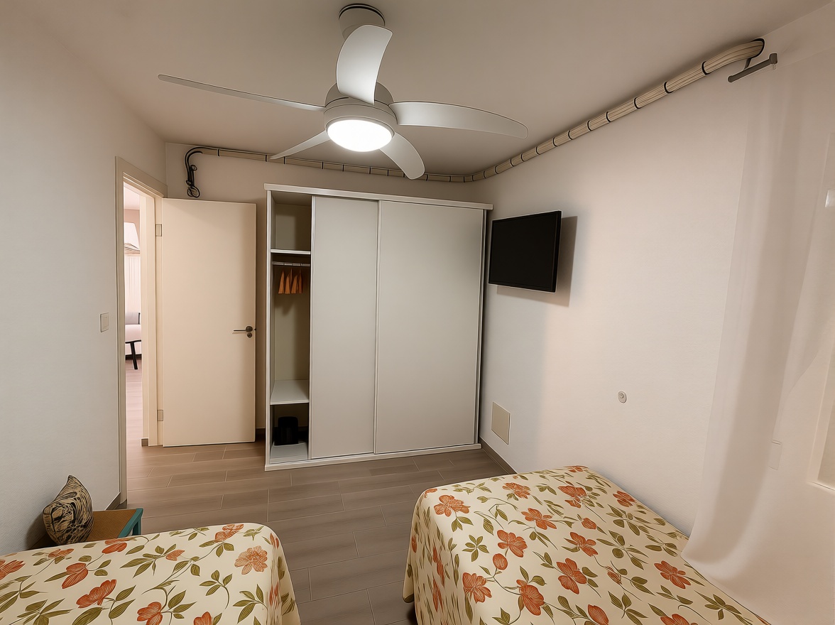 Appartement en première ligne de plage à Los Alcázares — Chambre
