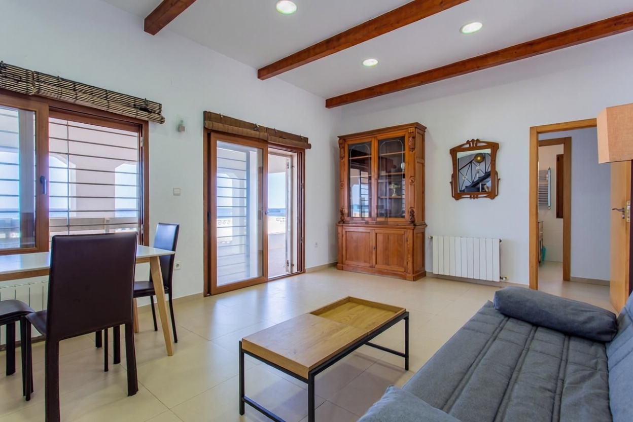 Chalet com acesso direto à praia em Cartagena — Sala
