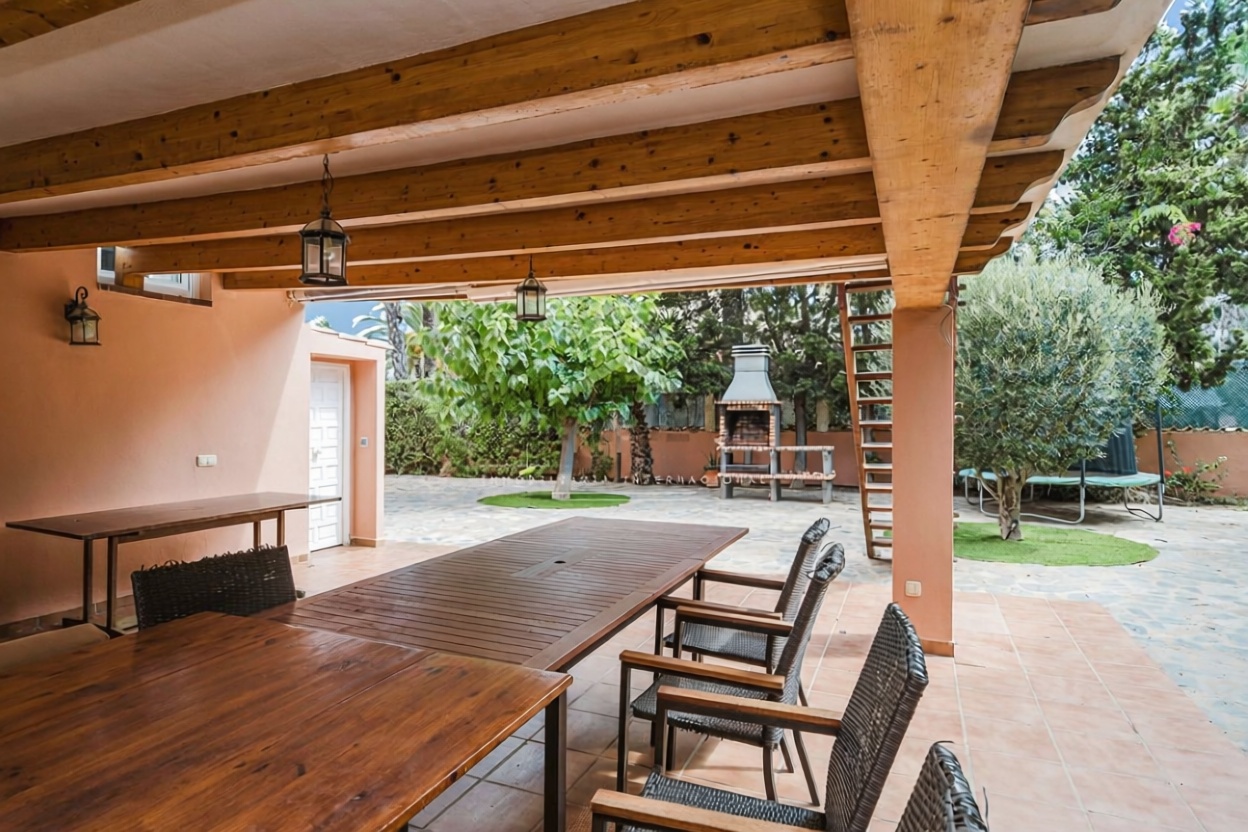 Chalet con acceso directo a playa en La Manga del Mar Menor — Vista mar