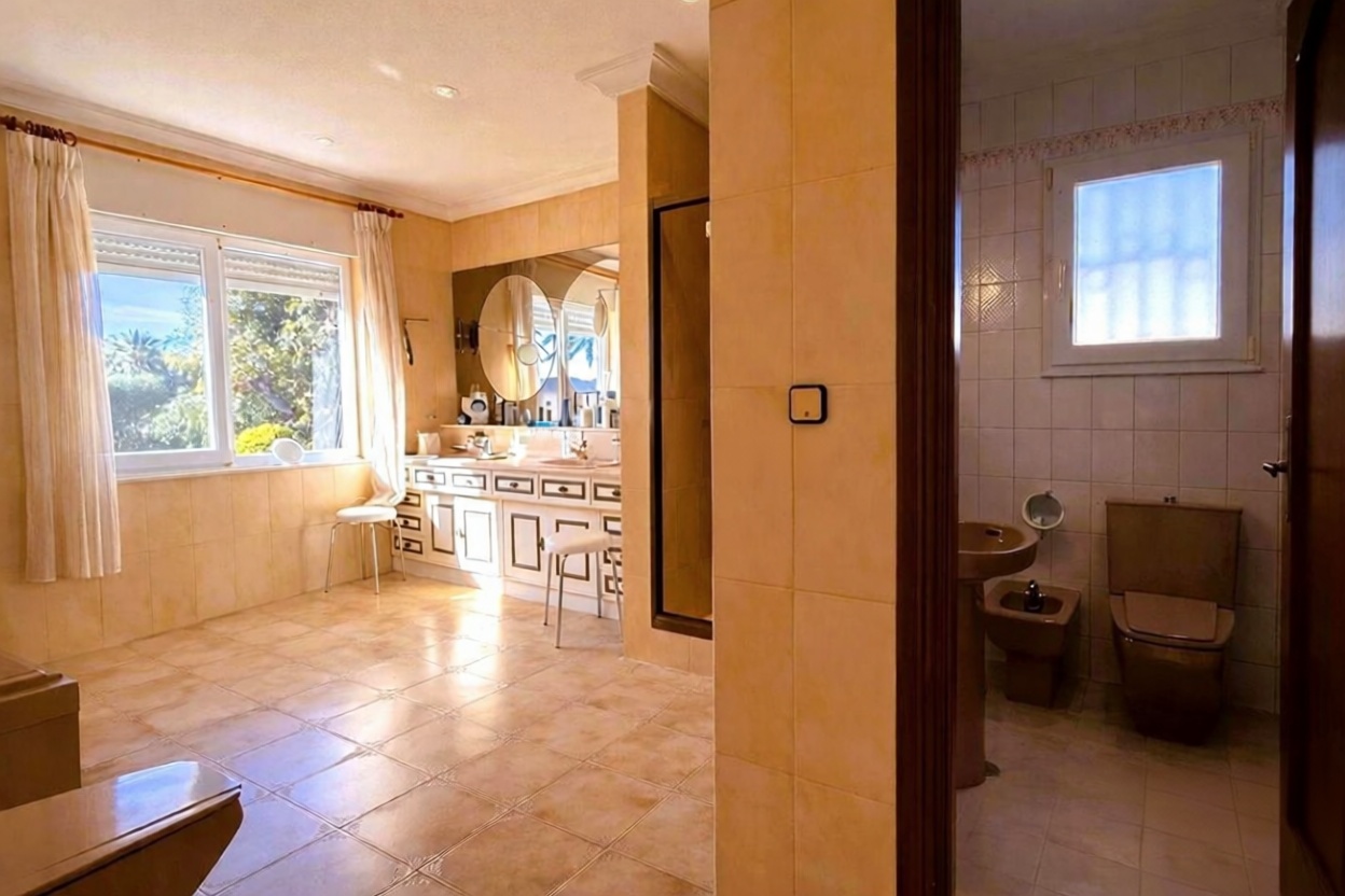 Chalet con acceso directo a playa en La Manga del Mar Menor — Terraza mar