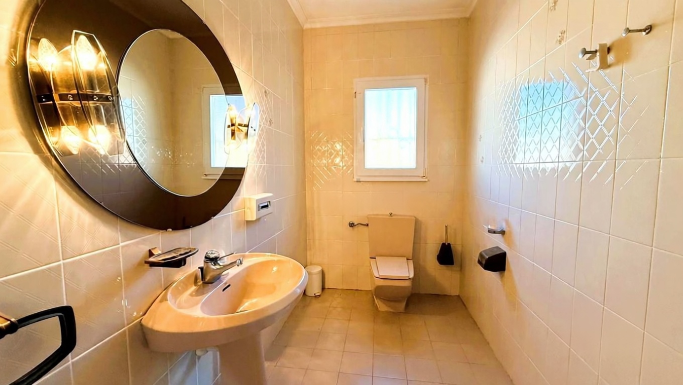 Chalet con acceso directo a playa en La Manga del Mar Menor — Baño