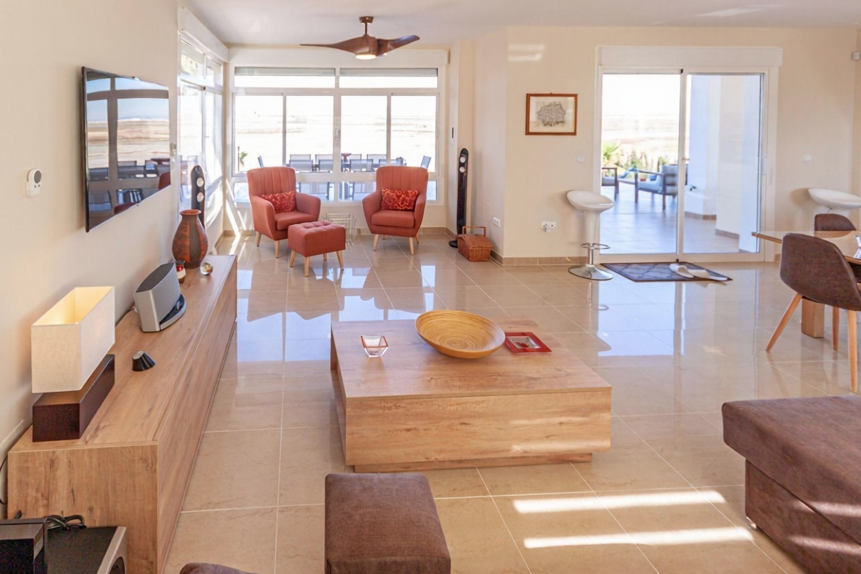 Chalet avec accès direct à la plage à La Manga del Mar Menor — Séjour