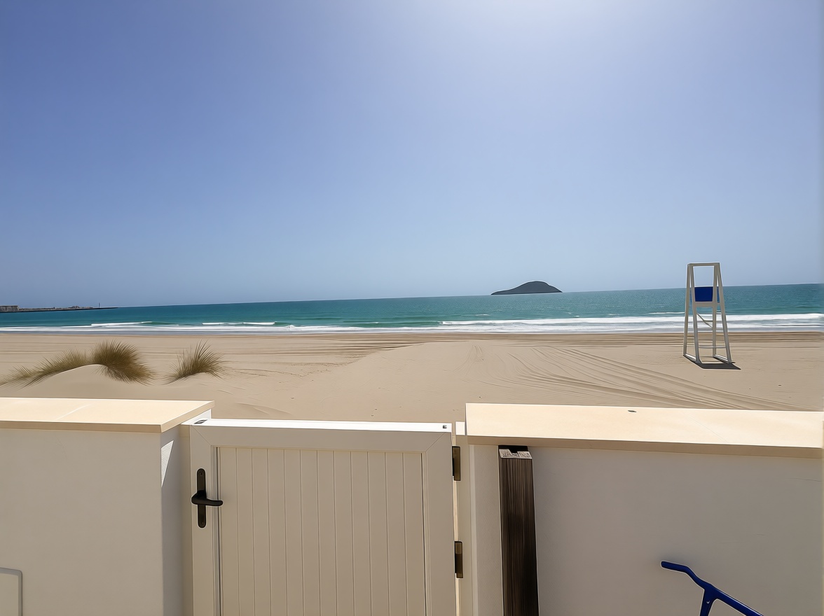 Chalet avec accès direct à la plage à La Manga del Mar Menor — Vue mer