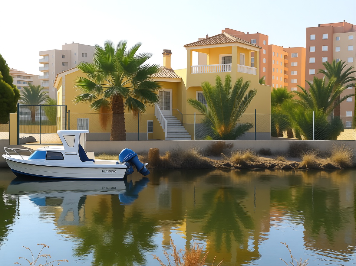 Chalet with direct beach access in La Manga del Mar Menor