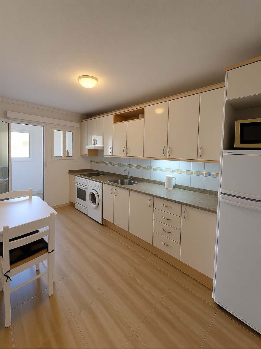 Chalet with direct beach access in La Manga del Mar Menor — Kitchen