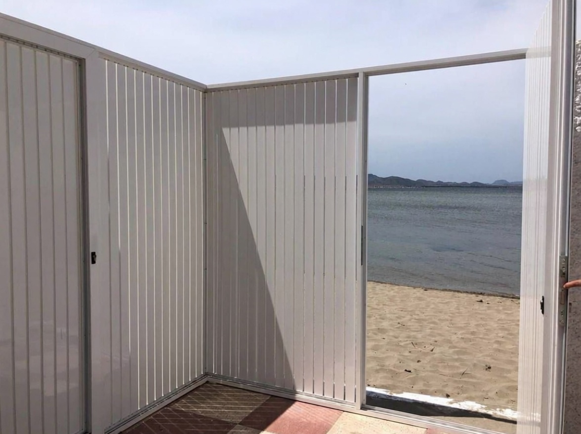 Chalet with direct beach access in La Manga del Mar Menor — Sea view