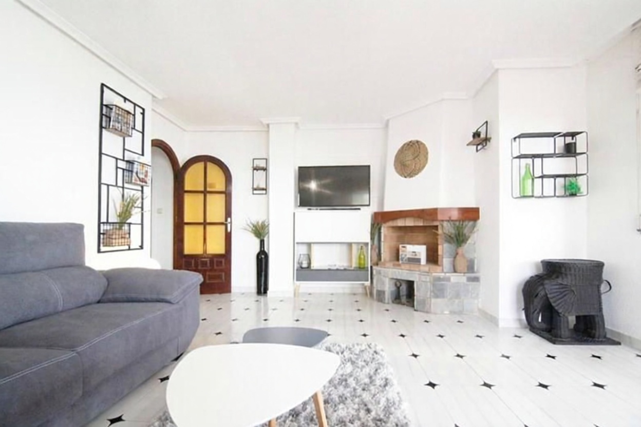 Wohnung in erste Strandlinie in La Manga del Mar Menor — Wohnzimmer