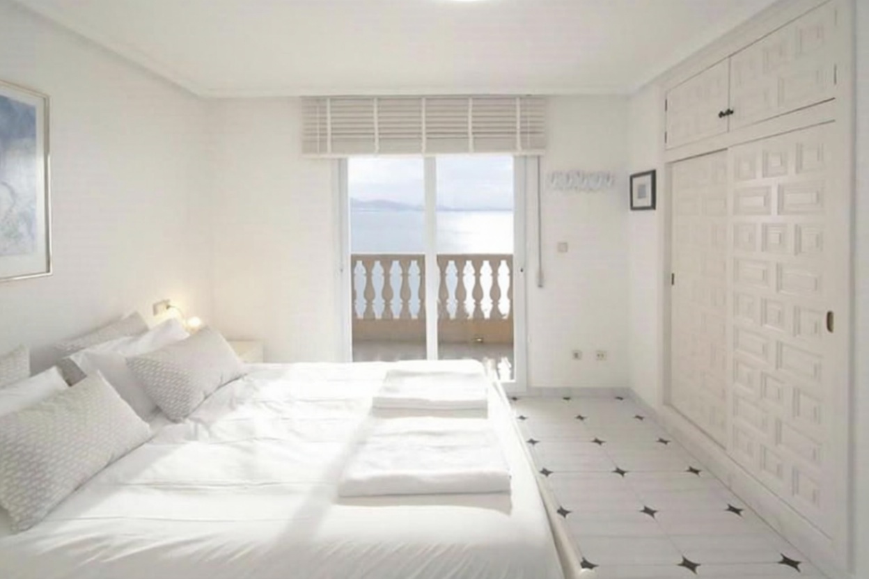Wohnung in erste Strandlinie in La Manga del Mar Menor — Schlafzimmer