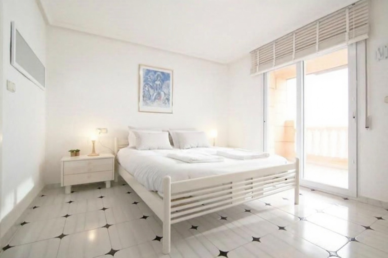 Wohnung in erste Strandlinie in La Manga del Mar Menor — Schlafzimmer