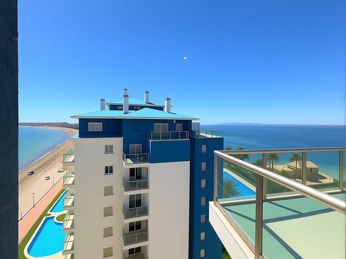Beachfront flat in La Manga del Mar Menor — Sea view