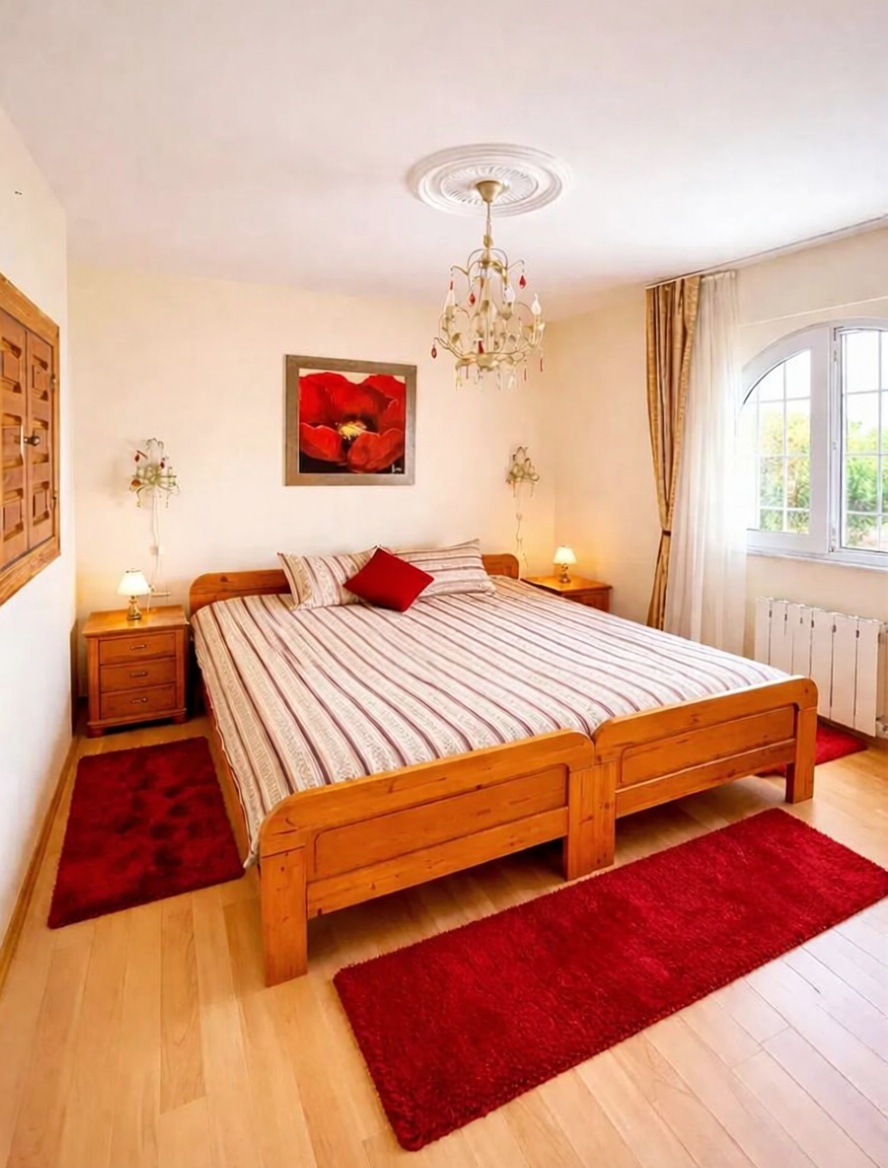 Chalet with direct beach access in La Manga del Mar Menor — Bedroom