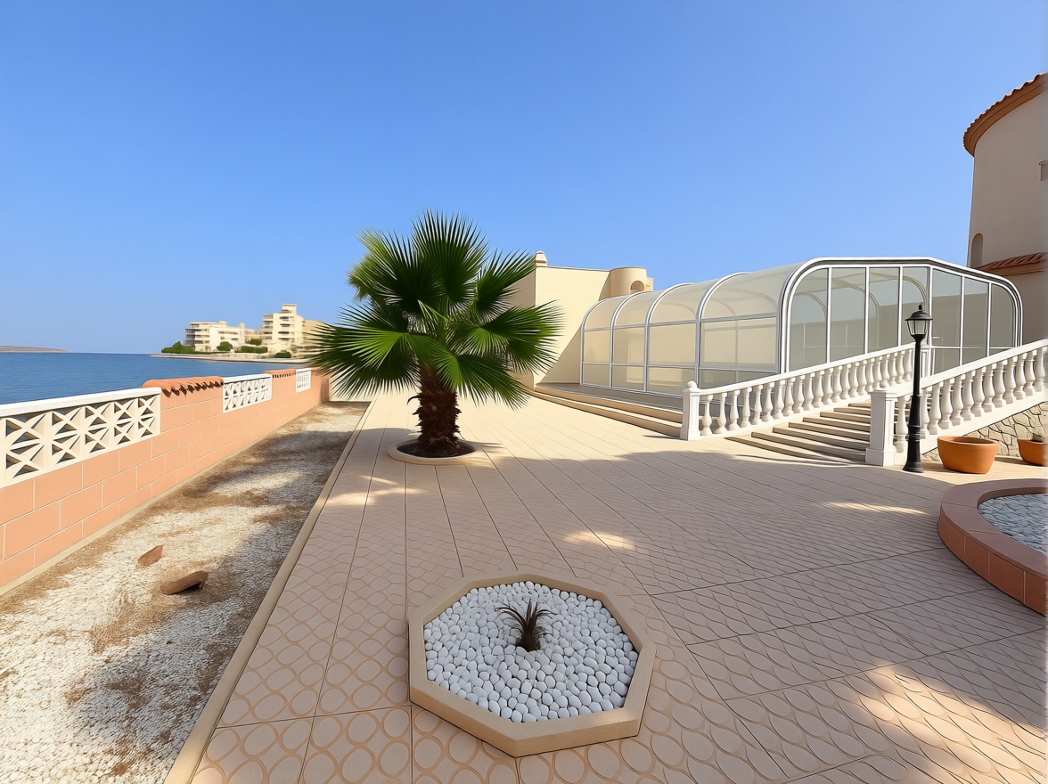 Chalet with direct beach access in La Manga del Mar Menor — Sea terrace