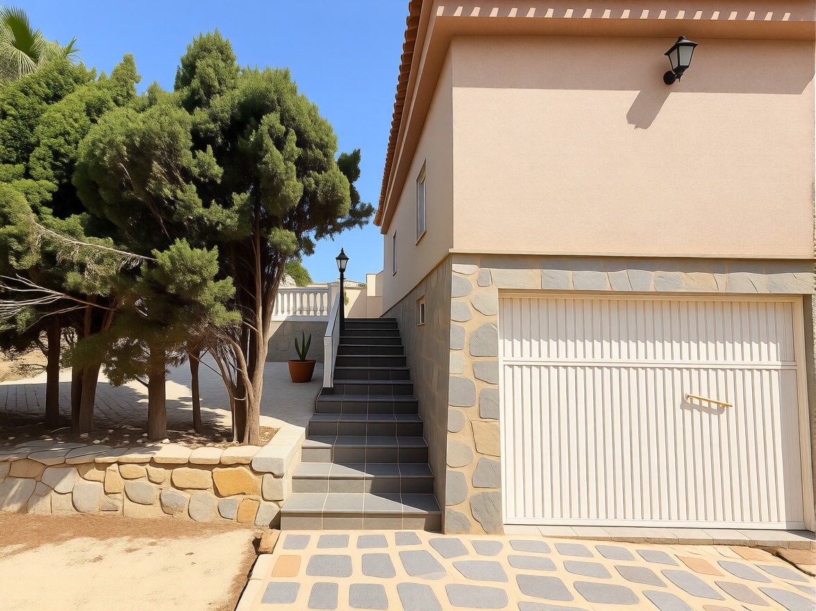 Chalet with direct beach access in La Manga del Mar Menor — Sea terrace