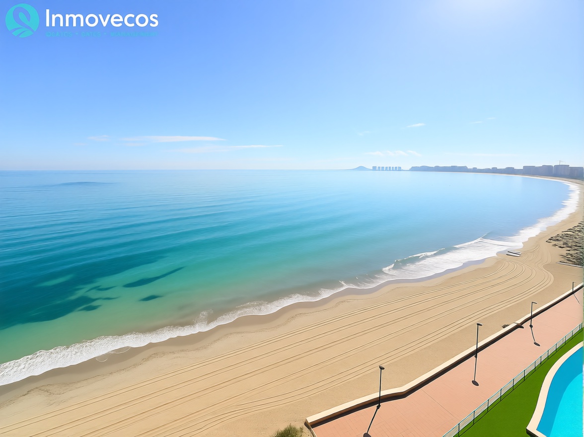Seafront attic in La Manga del Mar Menor — Sea view
