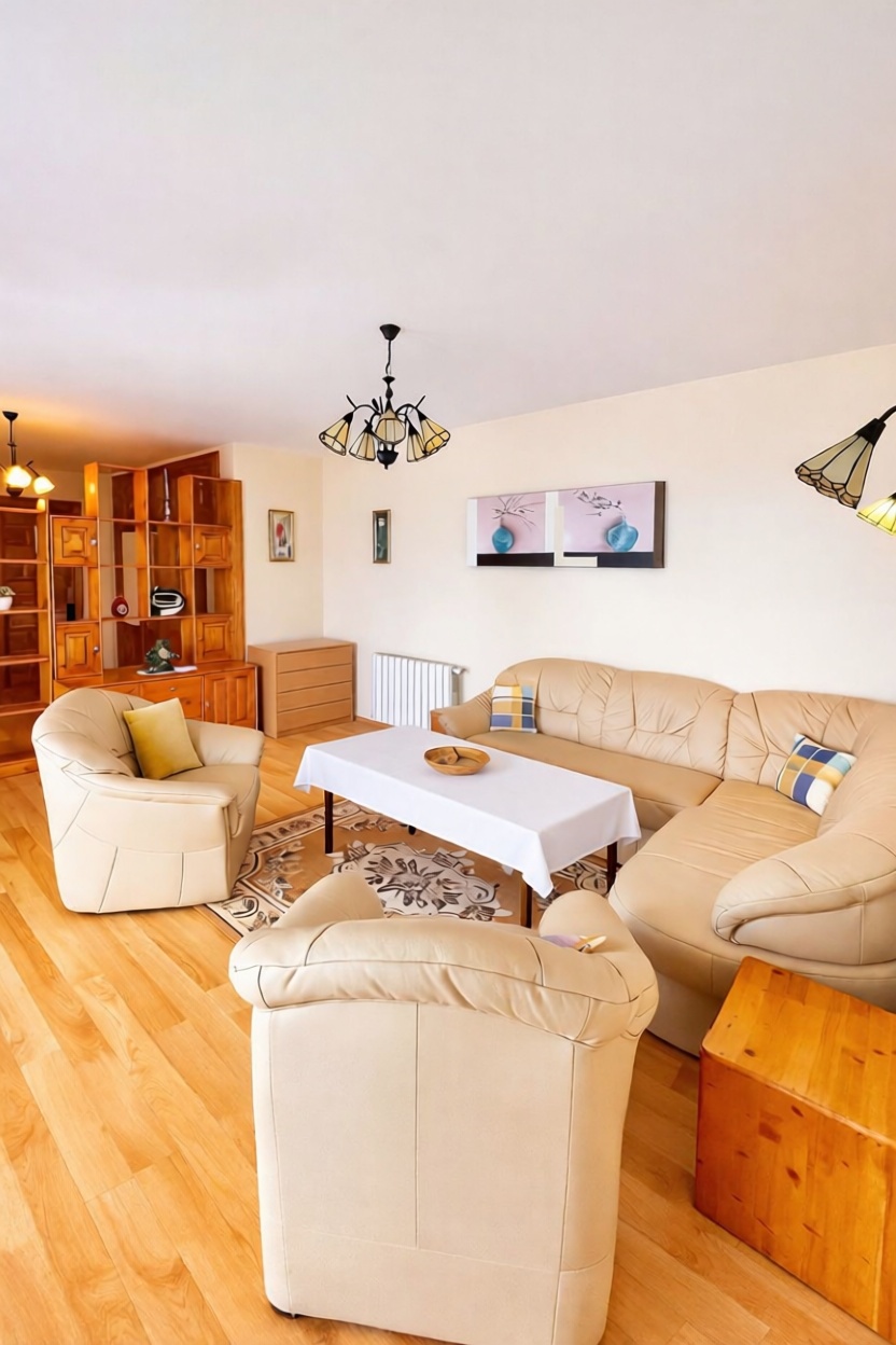 House with direct beach access in La Manga del Mar Menor — Living room